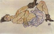 Egon Schiele, Reclining Female Nude (mk12)